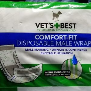 (New,unopened,)Vets best male dog wraps